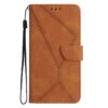 Peněženkové pouzdro Embossing Pattern Stitchy case zelené – Apple iPhone 16e / 17e | Levné Kryty | Levné Kryty | Levné Kryty