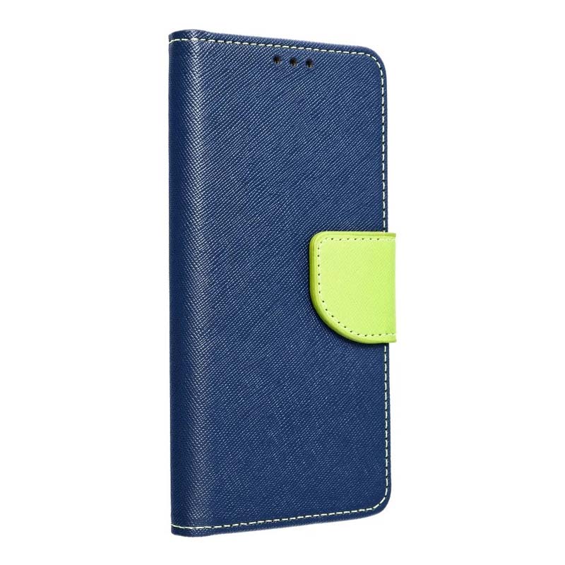 Peněženkové pouzdro Fancy Book modro-limetkové – Samsung Galaxy A36 | Levné Kryty | Levné Kryty | Levné Kryty