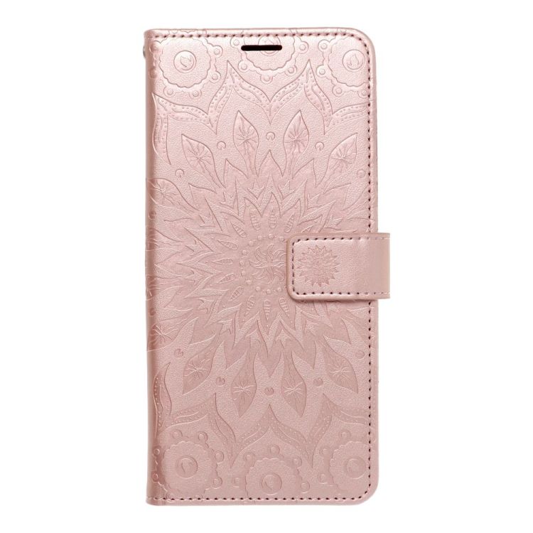 Peněženkové pouzdro Mezzo mandala bledorůžové – Samsung Galaxy A36 | Levné Kryty | Levné Kryty | Levné Kryty