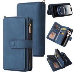 Peněženkové pouzdro Multi case modré – Apple iPhone 16e / 17e | Levné Kryty | Levné Kryty | Levné Kryty