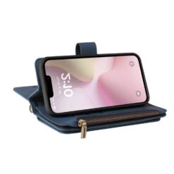 Peněženkové pouzdro Multi case modré – Apple iPhone 16e / 17e | Levné Kryty | Levné Kryty | Levné Kryty