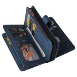 Peněženkové pouzdro Multi case modré – Apple iPhone 16e / 17e | Levné Kryty | Levné Kryty | Levné Kryty