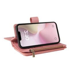 Peněženkové pouzdro Multi case růžové – Apple iPhone 16e / 17e | Levné Kryty | Levné Kryty | Levné Kryty