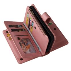 Peněženkové pouzdro Multi case růžové – Apple iPhone 16e / 17e | Levné Kryty | Levné Kryty | Levné Kryty