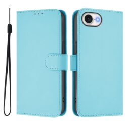 Peněženkové pouzdro Solid bledomodré – Apple iPhone 16e / 17e