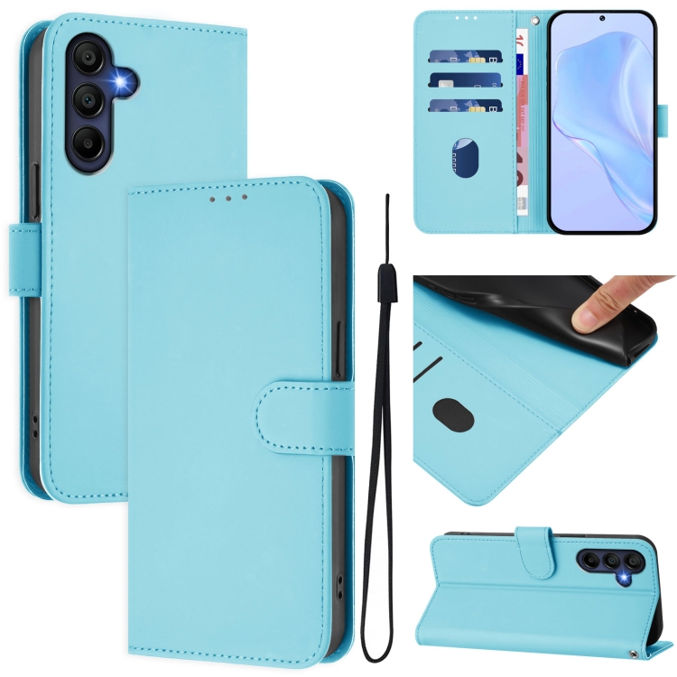 Peněženkové pouzdro Solid bledomodré – Samsung Galaxy A26 | Levné Kryty | Levné Kryty | Levné Kryty