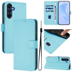 Alternative view of Peněženkové pouzdro Solid bledomodré – Samsung Galaxy A36