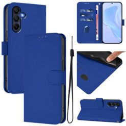 Peněženkové pouzdro Solid modré – Samsung Galaxy A36 | Levné Kryty | Levné Kryty | Levné Kryty
