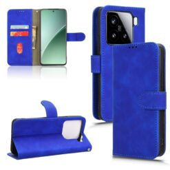 Peněženkové pouzdro Solid modré – Xiaomi 15 | Levné Kryty | Levné Kryty | Levné Kryty