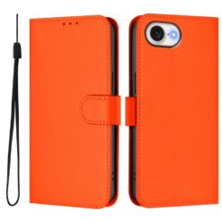 Peněženkové pouzdro Solid oranžové – Apple iPhone 16e / 17e