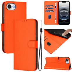 Alternative view of Peněženkové pouzdro Solid oranžové – Apple iPhone 16e / 17e