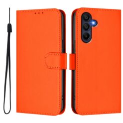 Peněženkové pouzdro Solid oranžové – Samsung Galaxy A36