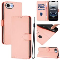 Alternative view of Peněženkové pouzdro Solid růžové – Apple iPhone 16e / 17e