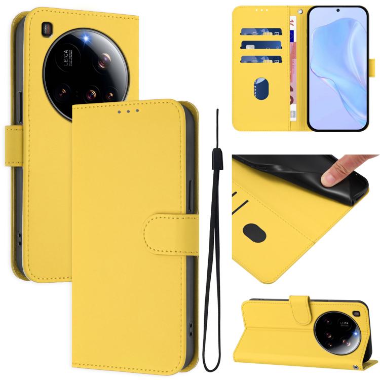 Peněženkové pouzdro Solid žluté – Xiaomi 15 Ultra | Levné Kryty | Levné Kryty | Levné Kryty