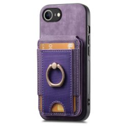 Peněženkové pouzdro Unique Wallet fialové – Apple iPhone 16e / 17e