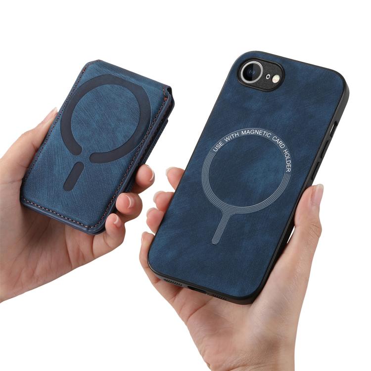 Peněženkové pouzdro Unique Wallet modré – Apple iPhone 16e / 17e | Levné Kryty | Levné Kryty | Levné Kryty