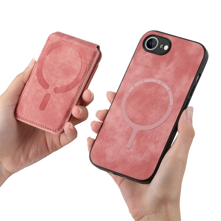 Peněženkové pouzdro Unique Wallet růžové – Apple iPhone 16e / 17e | Levné Kryty | Levné Kryty | Levné Kryty