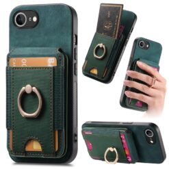 Peněženkové pouzdro Unique Wallet zelené – Apple iPhone 16e / 17e | Levné Kryty | Levné Kryty | Levné Kryty