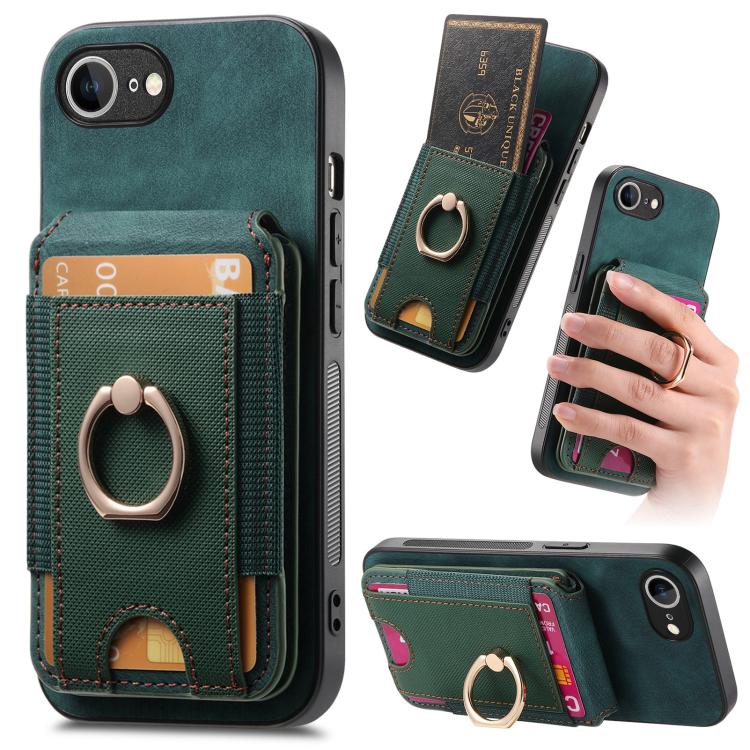 Peněženkové pouzdro Unique Wallet zelené – Apple iPhone 16e / 17e | Levné Kryty | Levné Kryty | Levné Kryty