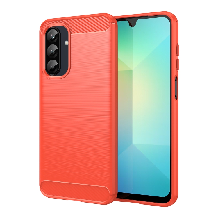 Zadní kryt Carbon červený – Samsung Galaxy A26 | Levné Kryty | Levné Kryty | Levné Kryty