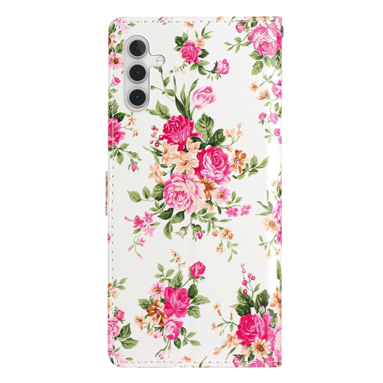 Knížkové pouzdro Trendy Cross case Květy – Samsung Galaxy A26 | Levné Kryty | Levné Kryty | Levné Kryty