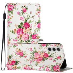 Knížkové pouzdro Trendy Cross case Květy – Samsung Galaxy A26 | Levné Kryty | Levné Kryty | Levné Kryty