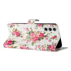 Knížkové pouzdro Trendy Cross case Květy – Samsung Galaxy A26 | Levné Kryty | Levné Kryty | Levné Kryty