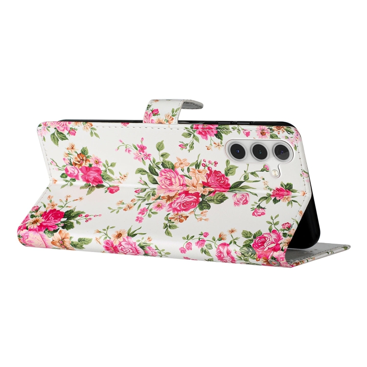 Knížkové pouzdro Trendy Cross case Květy – Samsung Galaxy A26 | Levné Kryty | Levné Kryty | Levné Kryty