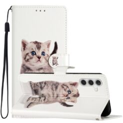 Knížkové pouzdro Trendy Cross case Kočička – Samsung Galaxy A26 | Levné Kryty | Levné Kryty | Levné Kryty