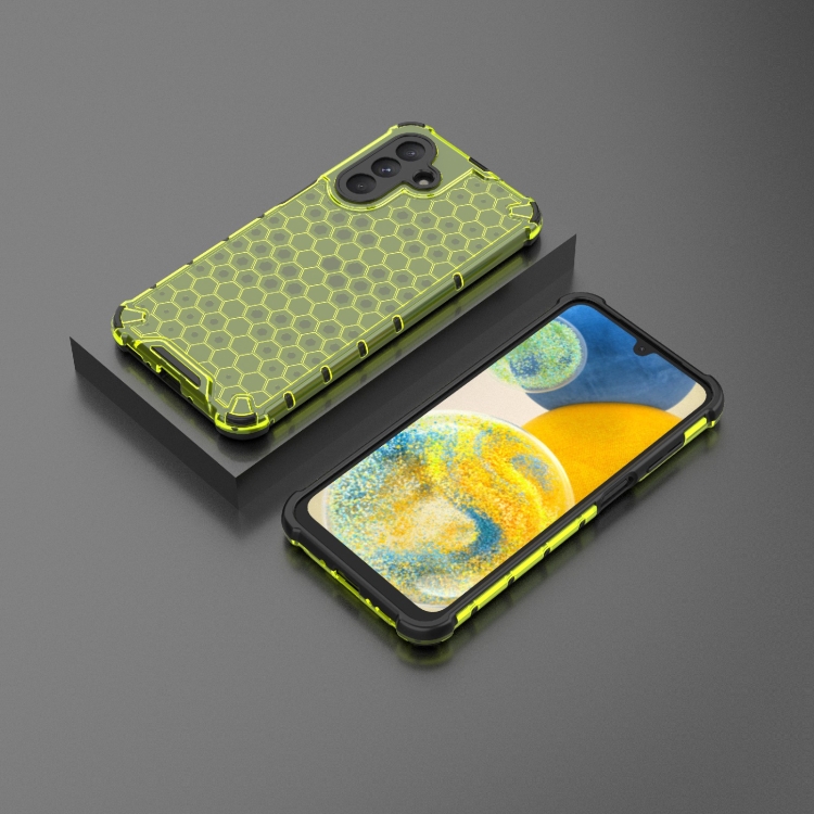 Odolný kryt Honeycomb Armor zelený – Samsung Galaxy A36 | Levné Kryty | Levné Kryty | Levné Kryty
