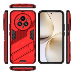 Odolný Kryt Punk armor case červený – Realme 14 Pro+ (14 Pro Plus) | Levné Kryty | Levné Kryty | Levné Kryty