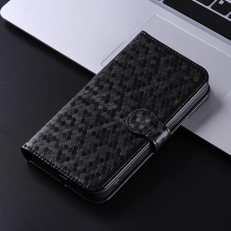 Peněženkové pouzdro Honeycomb Dot Texture Case černé – Nothing Phone (3a) | Levné Kryty | Levné Kryty | Levné Kryty