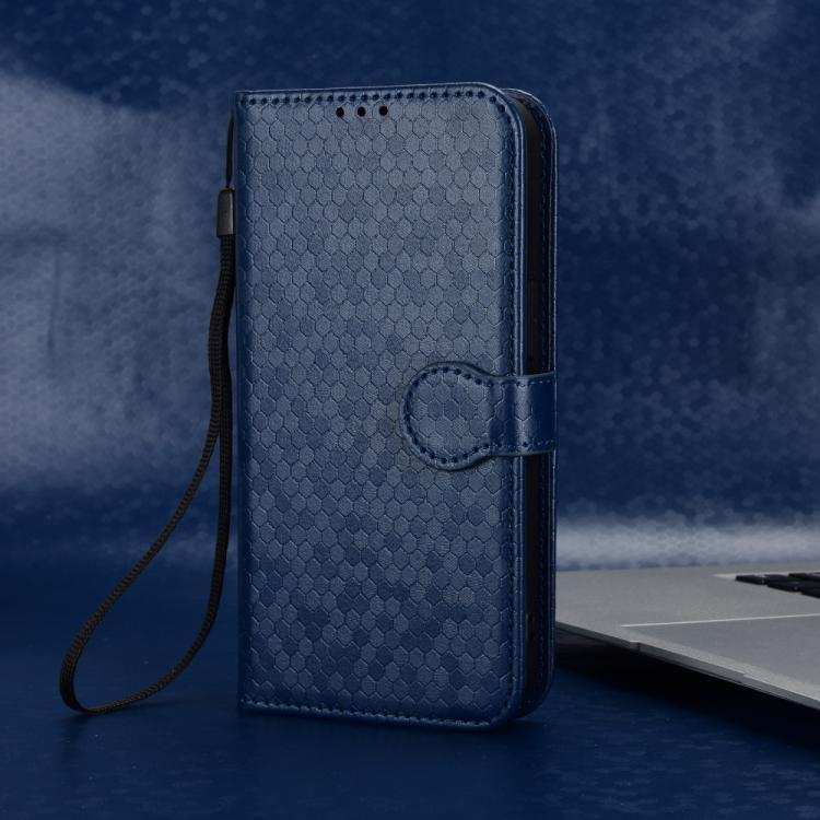 Peněženkové pouzdro Honeycomb Dot Texture Case modré – Samsung Galaxy A06 | Levné Kryty | Levné Kryty | Levné Kryty