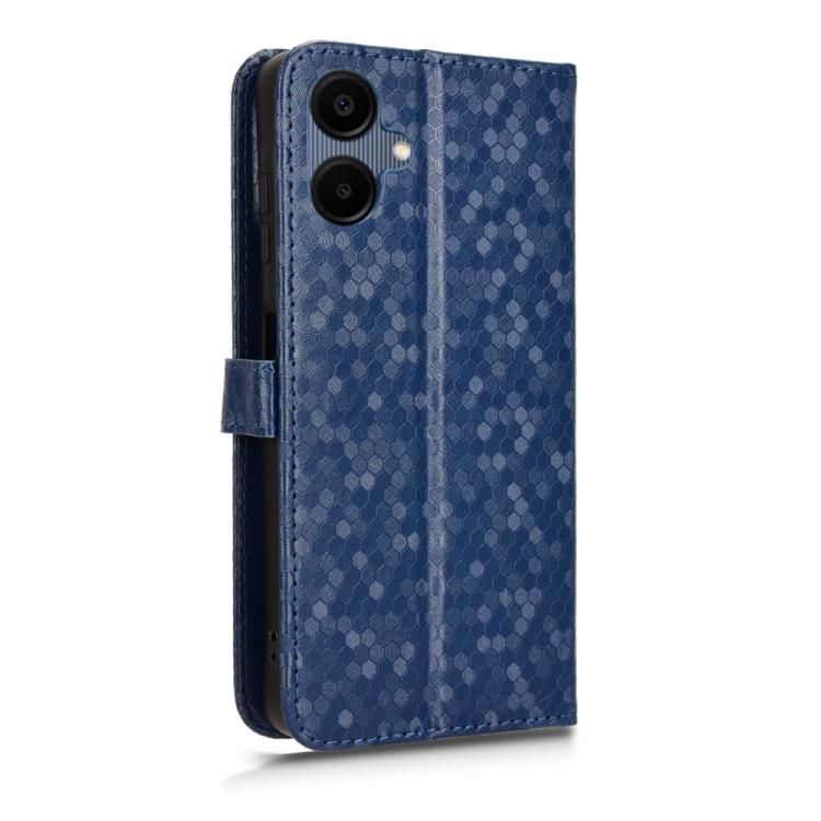 Peněženkové pouzdro Honeycomb Dot Texture Case modré – Samsung Galaxy A06 | Levné Kryty | Levné Kryty | Levné Kryty