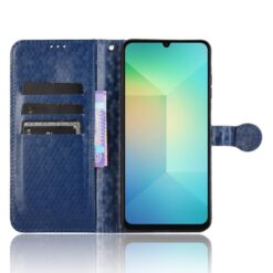 Peněženkové pouzdro Honeycomb Dot Texture Case modré – Samsung Galaxy A06 | Levné Kryty | Levné Kryty | Levné Kryty