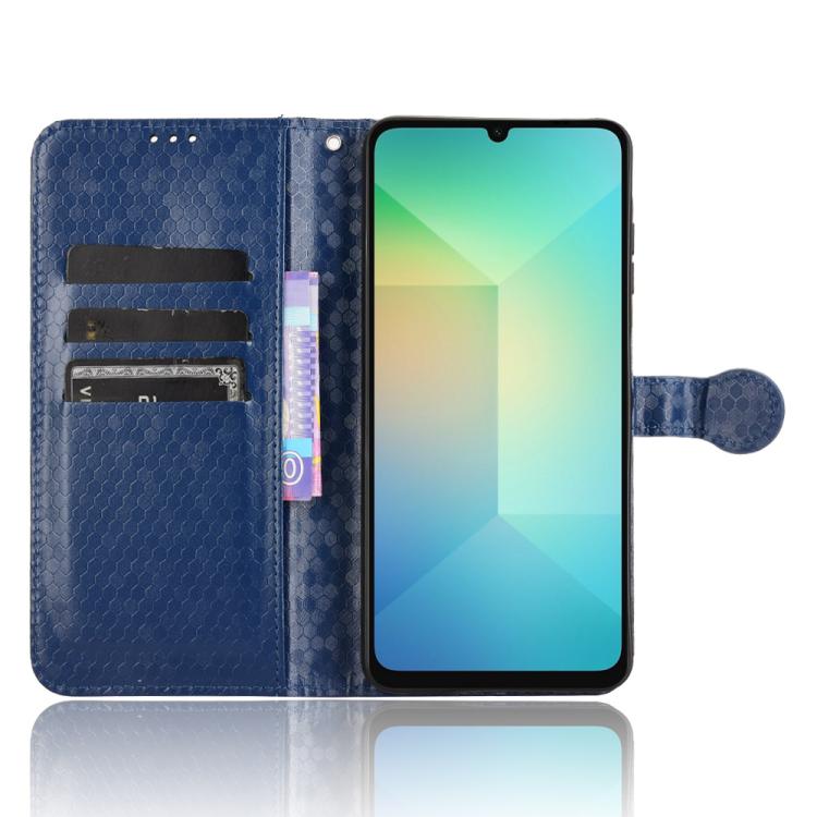 Peněženkové pouzdro Honeycomb Dot Texture Case modré – Samsung Galaxy A06 | Levné Kryty | Levné Kryty | Levné Kryty