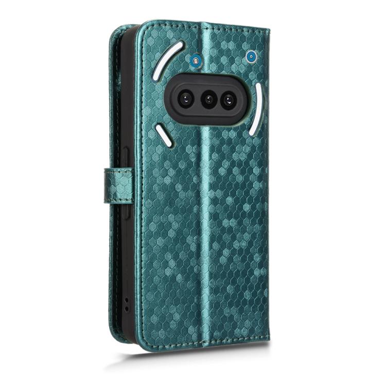 Peněženkové pouzdro Honeycomb Dot Texture Case zelené – Nothing Phone (3a) | Levné Kryty | Levné Kryty | Levné Kryty