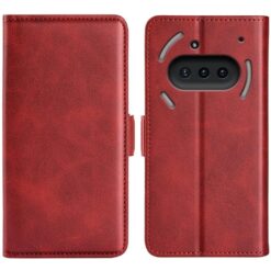 Peněženkové pouzdro Magnetic fresh case červené – Nothing Phone (3a) | Levné Kryty | Levné Kryty | Levné Kryty