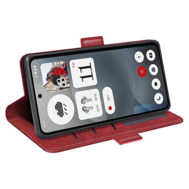 Peněženkové pouzdro Magnetic fresh case červené – Nothing Phone (3a) | Levné Kryty | Levné Kryty | Levné Kryty
