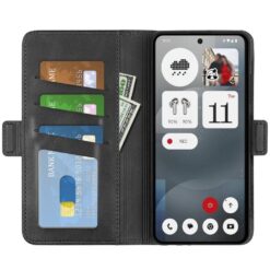 Peněženkové pouzdro Magnetic fresh case černé – Nothing Phone (3a) | Levné Kryty | Levné Kryty | Levné Kryty
