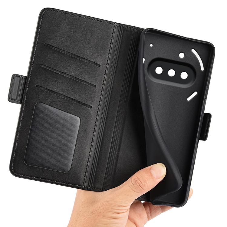 Peněženkové pouzdro Magnetic fresh case černé – Nothing Phone (3a) | Levné Kryty | Levné Kryty | Levné Kryty