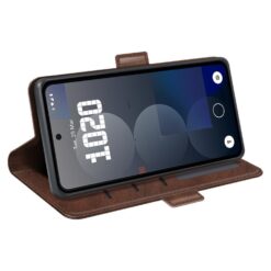 Peněženkové pouzdro Magnetic fresh case tmavohnědé – Nothing Phone (3a) Pro | Levné Kryty | Levné Kryty | Levné Kryty