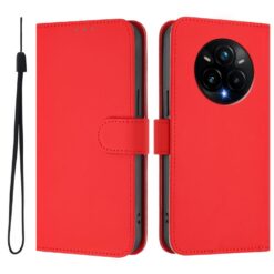 Peněženkové pouzdro Solid červené – Realme 14 Pro+ (14 Pro Plus)