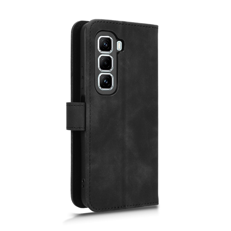 Peněženkové pouzdro Solid černé – Infinix Hot 50 Pro+ (50 Pro Plus) | Levné Kryty | Levné Kryty | Levné Kryty