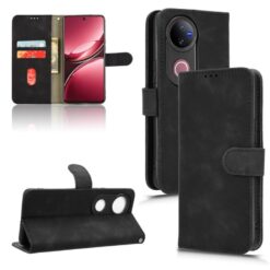 Peněženkové pouzdro Solid černé – Vivo V50 | Levné Kryty | Levné Kryty | Levné Kryty