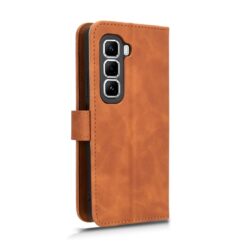 Peněženkové pouzdro Solid hnědé – Infinix Hot 50 Pro | Levné Kryty | Levné Kryty | Levné Kryty