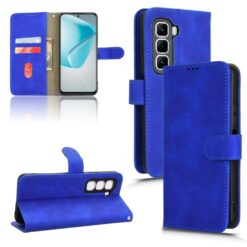 Peněženkové pouzdro Solid modré – Infinix Hot 50 Pro+ (50 Pro Plus) | Levné Kryty | Levné Kryty | Levné Kryty