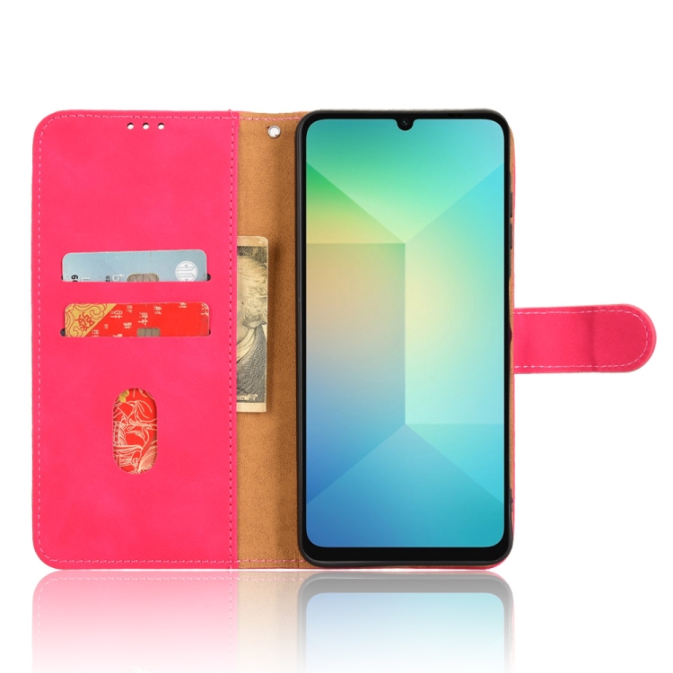 Peněženkové pouzdro Solid růžové – Samsung Galaxy A06 | Levné Kryty | Levné Kryty | Levné Kryty