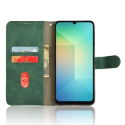 Peňaženkové puzdro Solid zelené – Samsung Galaxy A06 | Levné Kryty | Levné Kryty | Levné Kryty