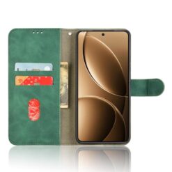 Peněženkové pouzdro Solid zelené – Xiaomi Poco F7 Pro / F7 Ultra | Levné Kryty | Levné Kryty | Levné Kryty